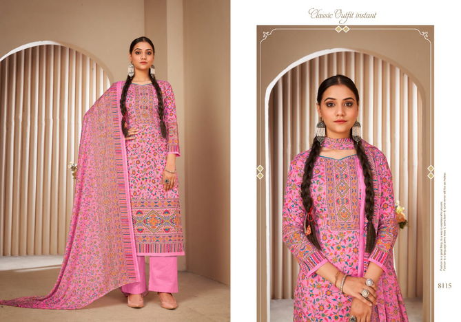 Kasturi By Lokesh 8113-8122 Cotton Dress Material Catalog